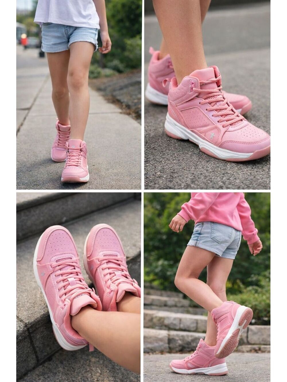 S6. NWT•AND1•High Top Sneakers•Youth Size 5